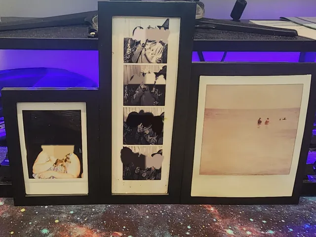Polaroid and Photo Strip Frames w/ Wall Mounts