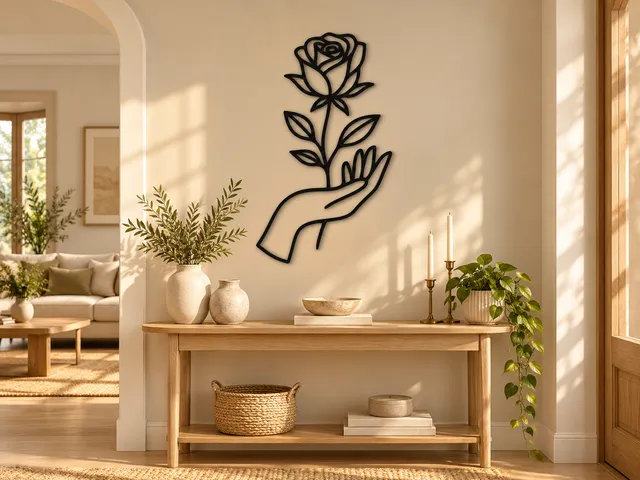 Wallart - Flower Rose