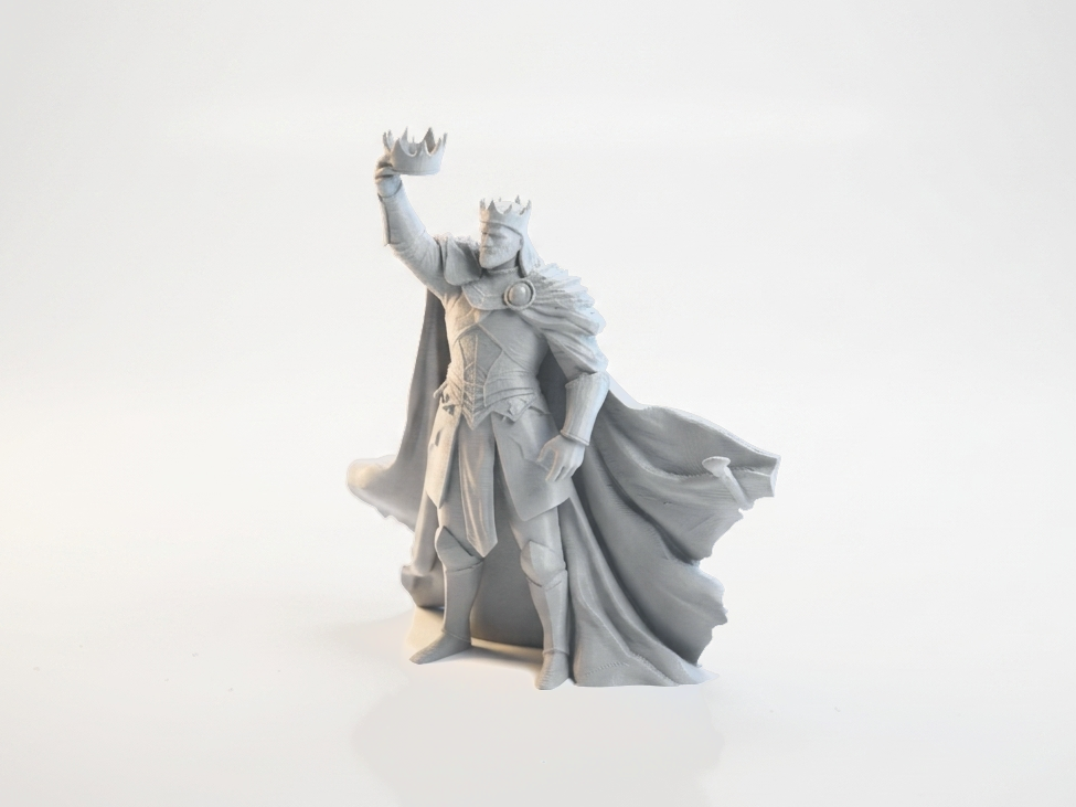 King 1 Royal Fantasy Figurine 3D Printable