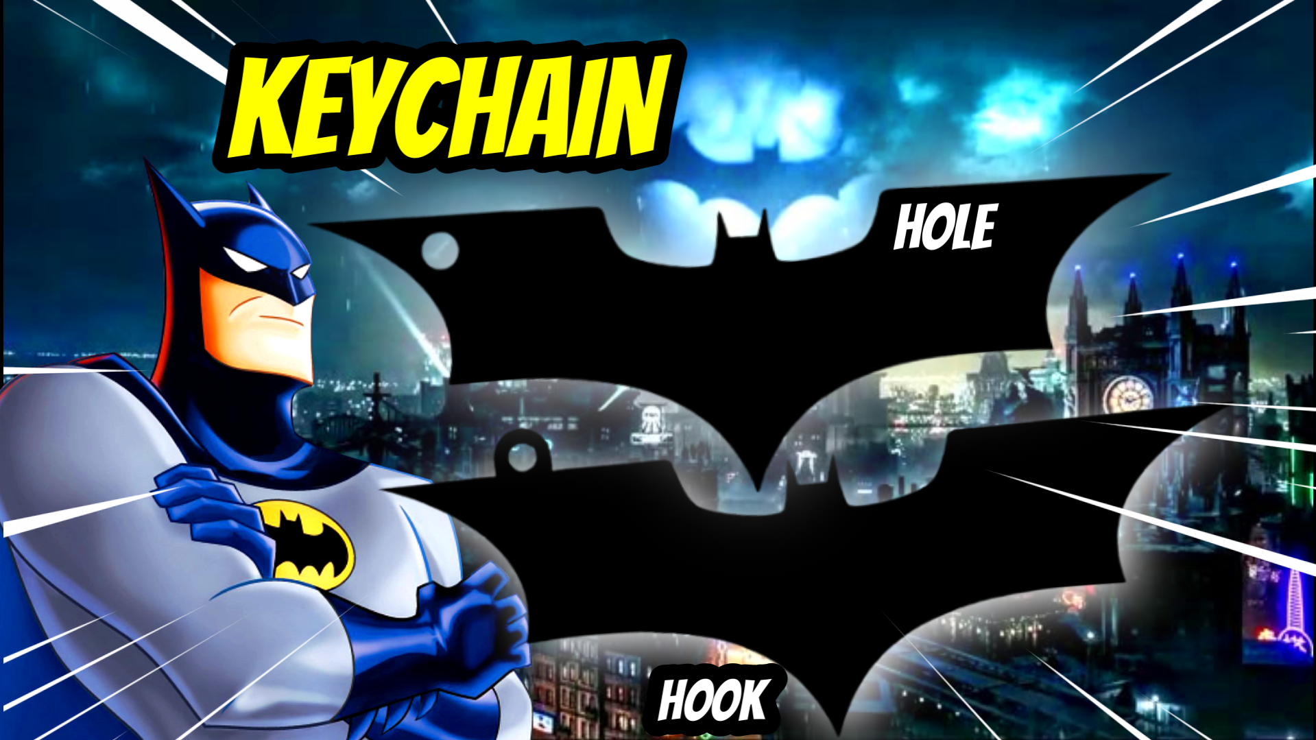 BATMAN KEYCHAIN / LLAVERO
