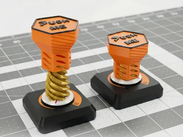 Push‑to‑Turn Spiral Knob