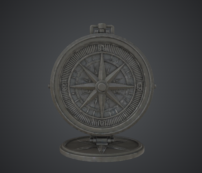 Antique Compass Rose – Vintage Navigation Instrument