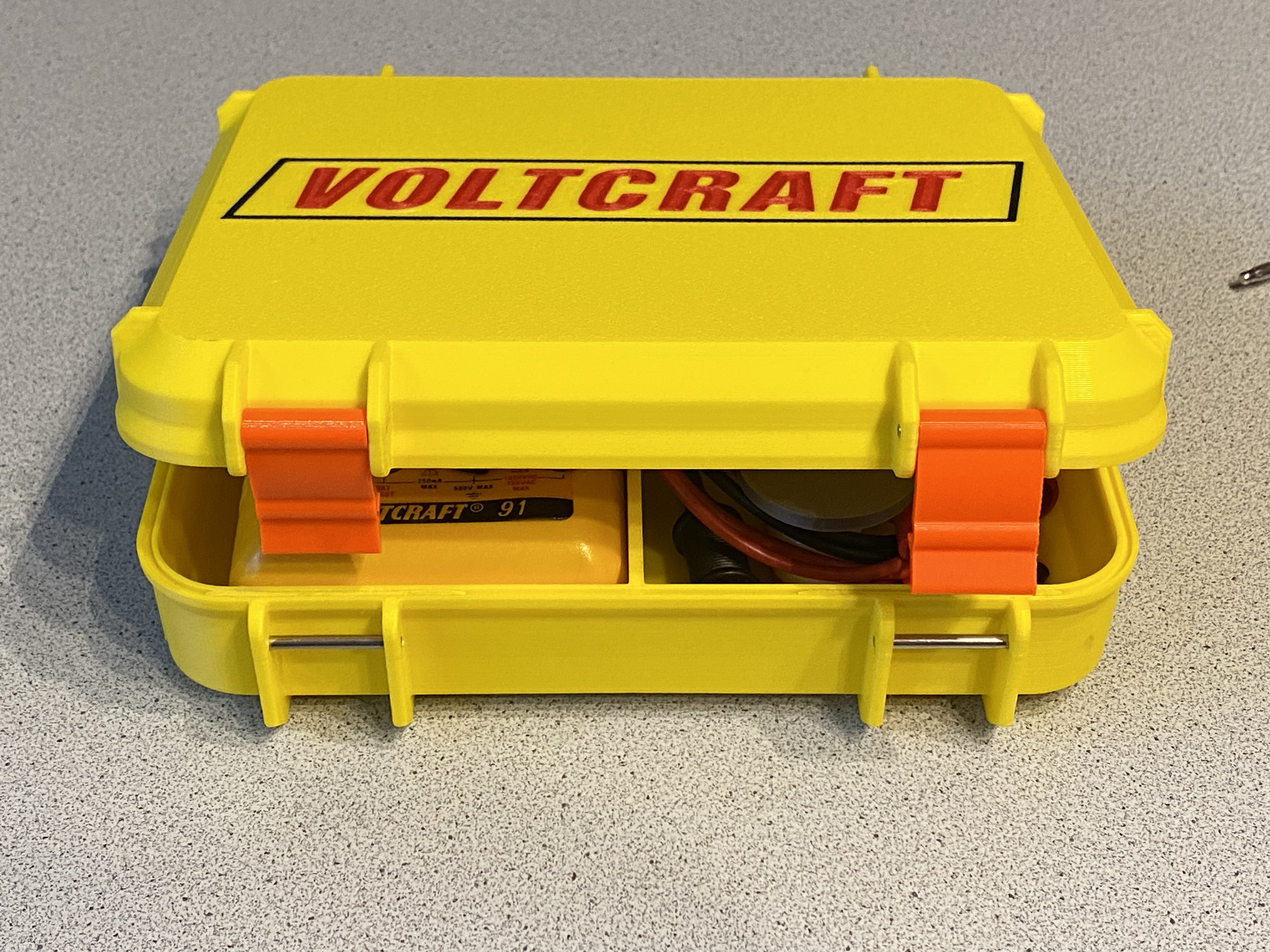 Miniatura 5 do modelo 3D Stand and Cablemanager for Multimeter