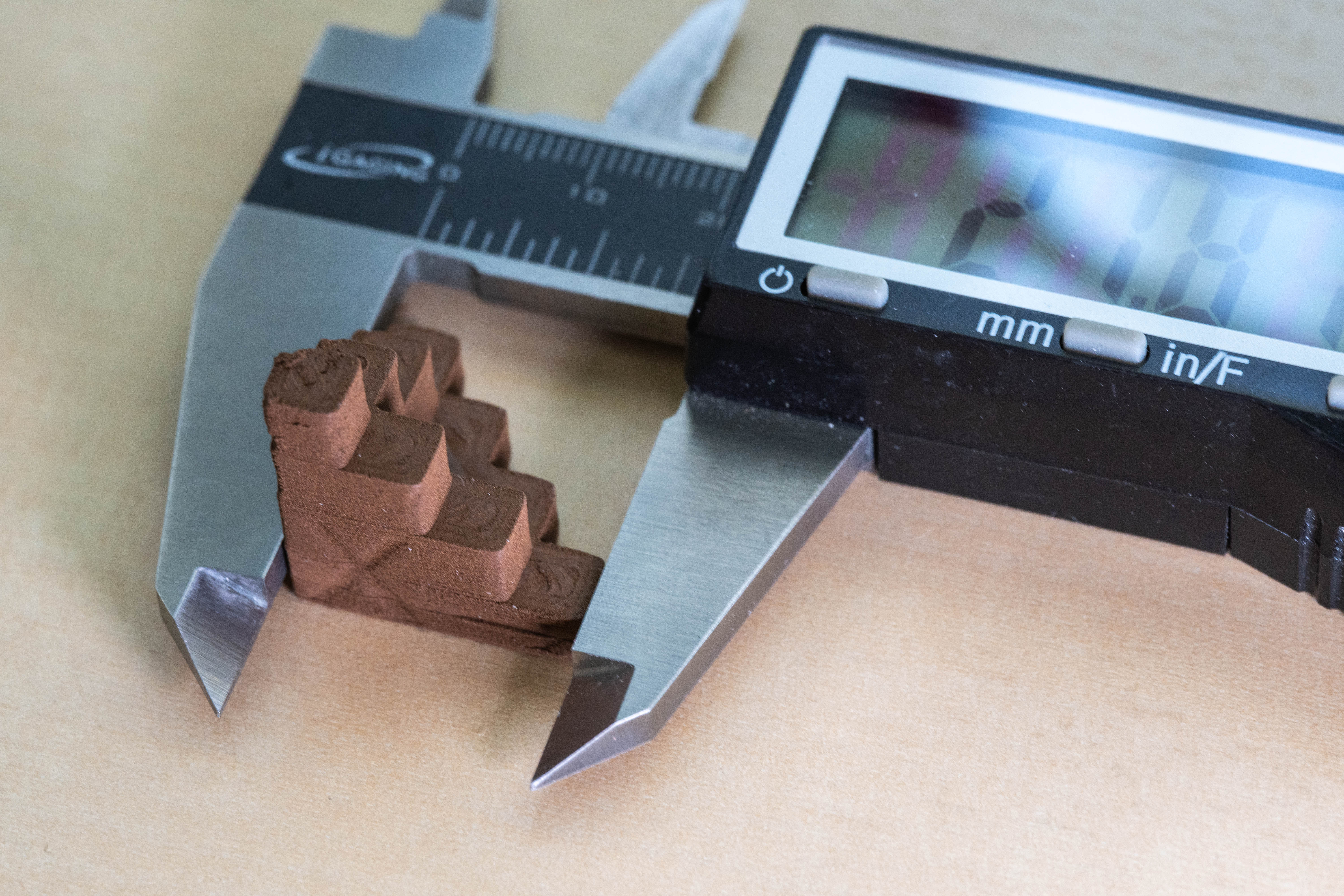 Axis dimensional shrink test