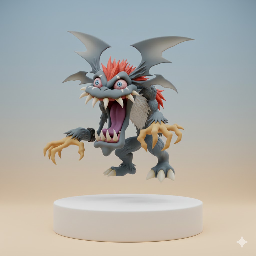 Evilmon Digimon Creature Model