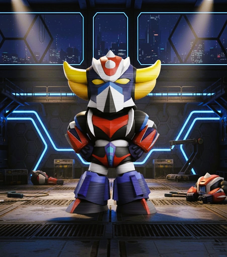Goldrake - Chibi Robot Figurine