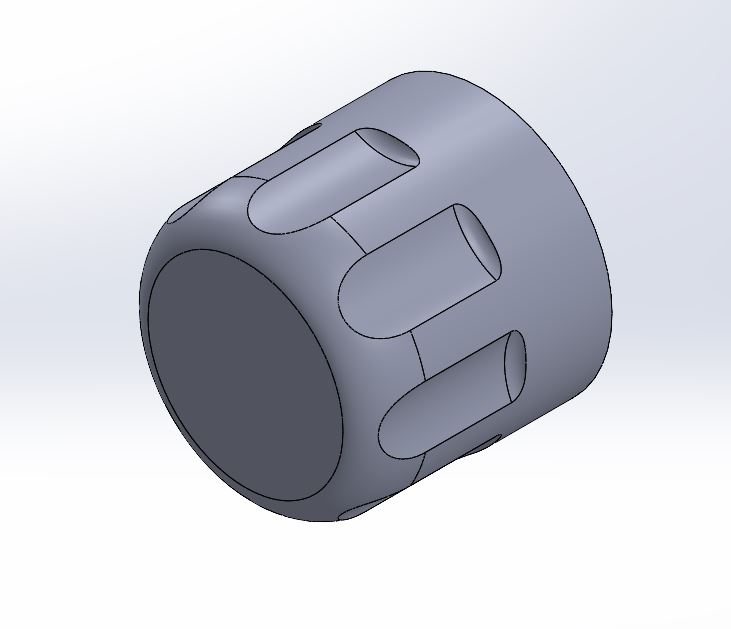 Turning Knob M6 Insert
