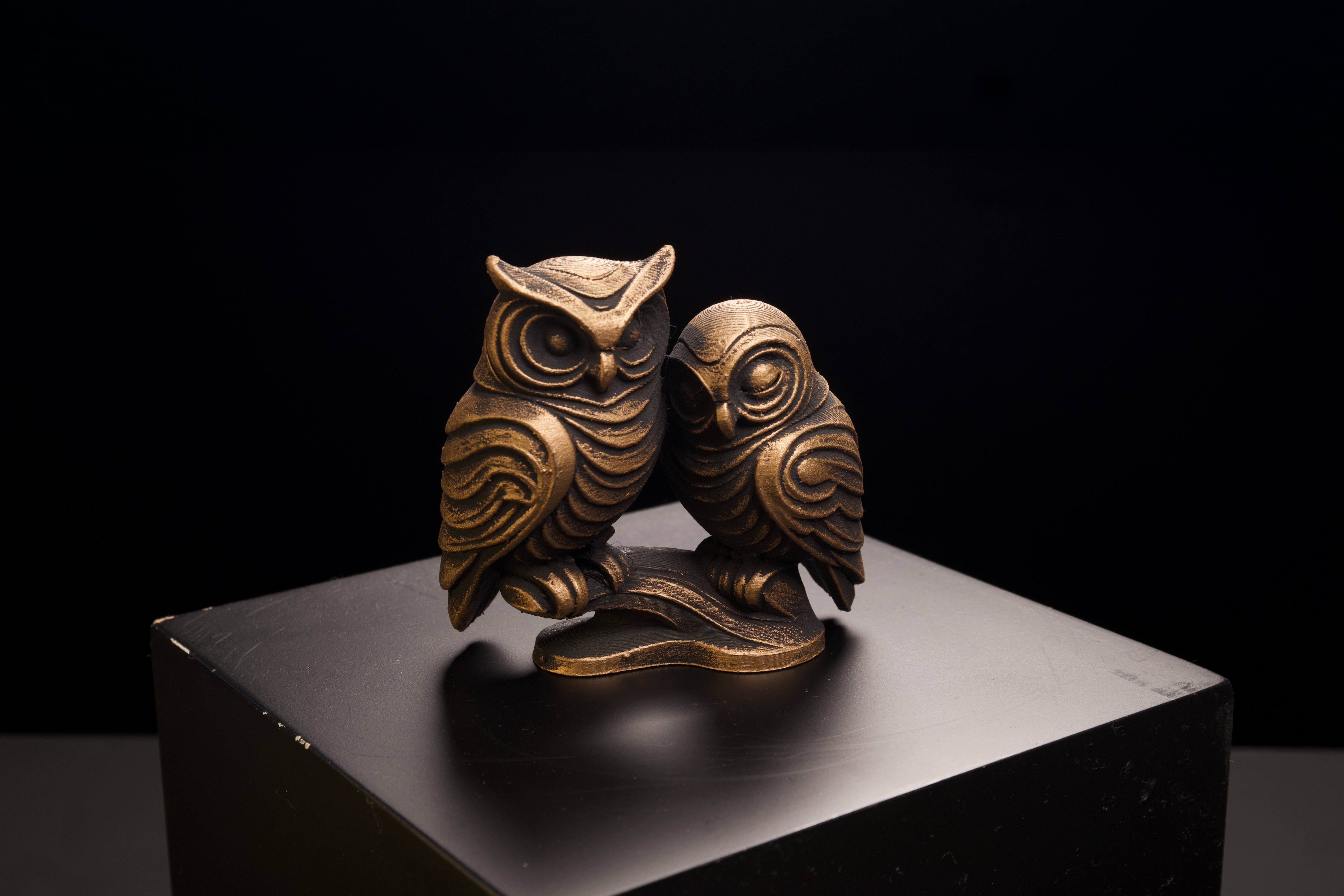 Eulen, Paar, Skulptur