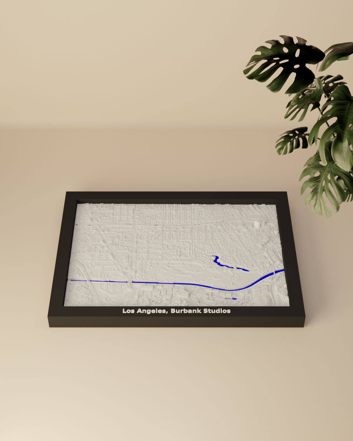 Los Angeles, Burbank Studios, United States - 3D Miniature