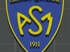 Logo de l'AS Montferrand (Presse Papiers)