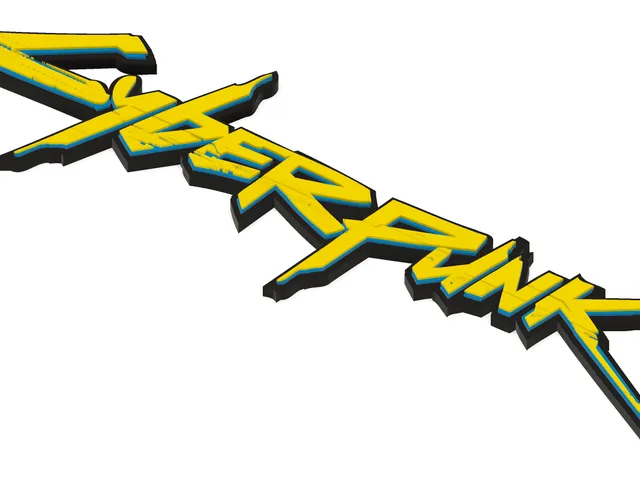 Cyberpunk 2077 / Edgerunners 3D Sign, Large Split Model