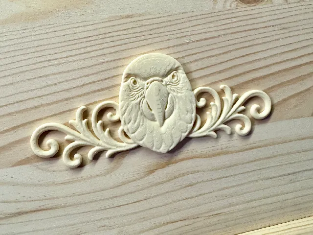 relief set mascaw parrot 1 animal symbol model
