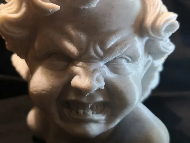 Cupid Bust Angry