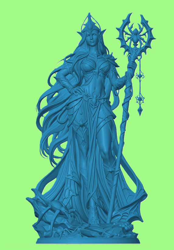 Drow Spider Priestess Statue — thumbnail 2