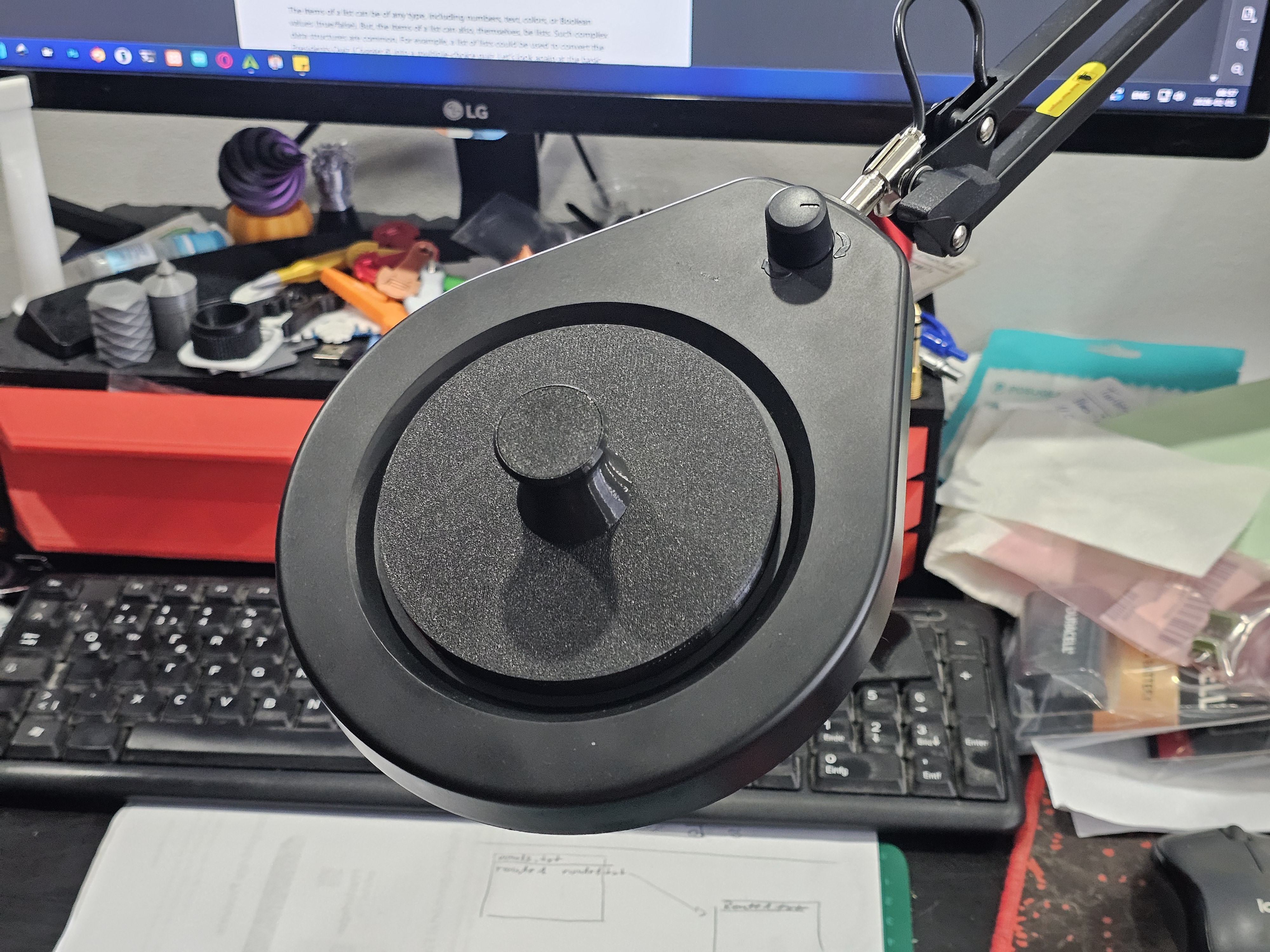 Dust Cover for Magnifying Glass Lamp