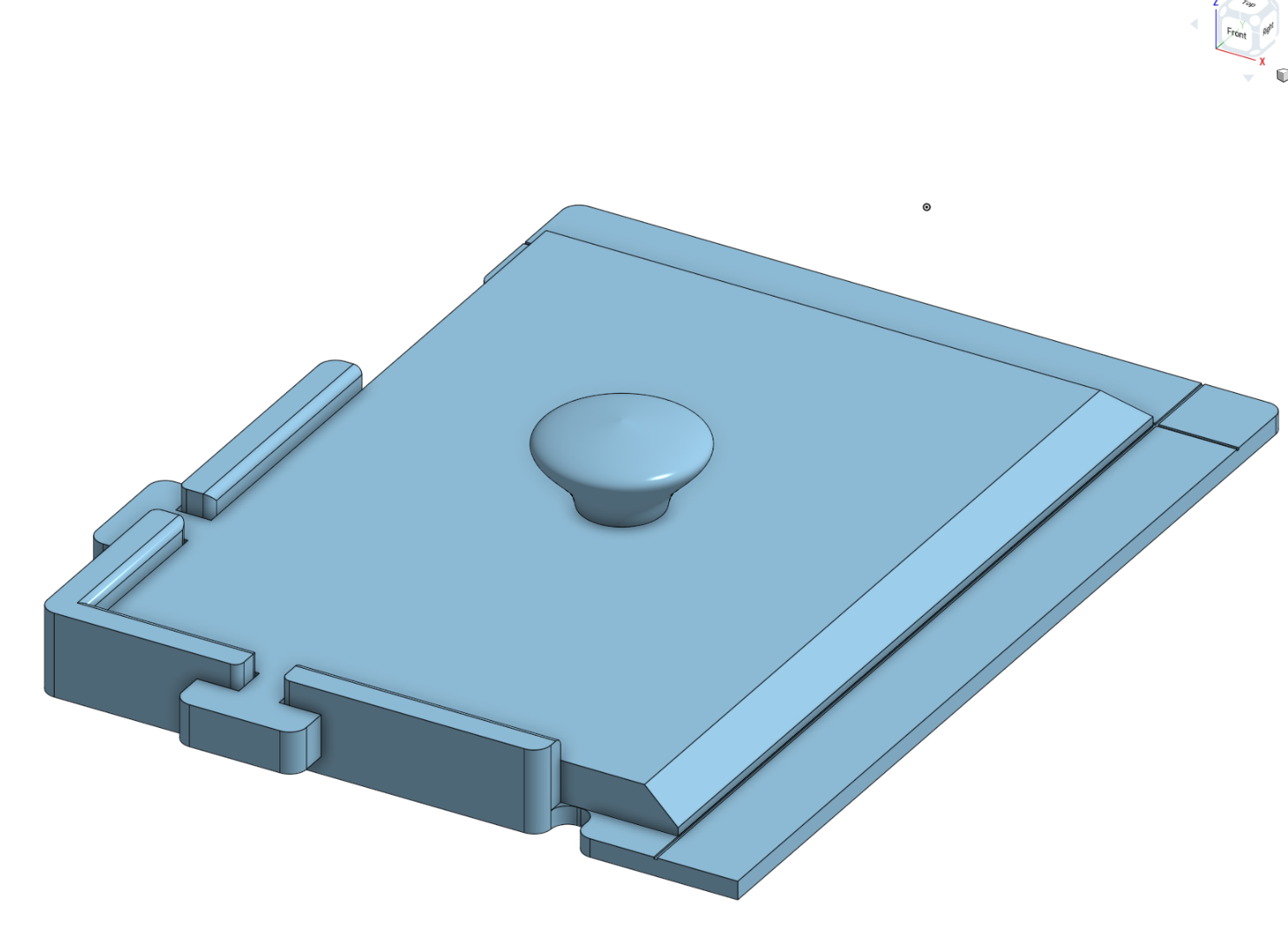 Parametric Cutting Jig for Soft Rectangular Materials (Leather, Paper, etc)