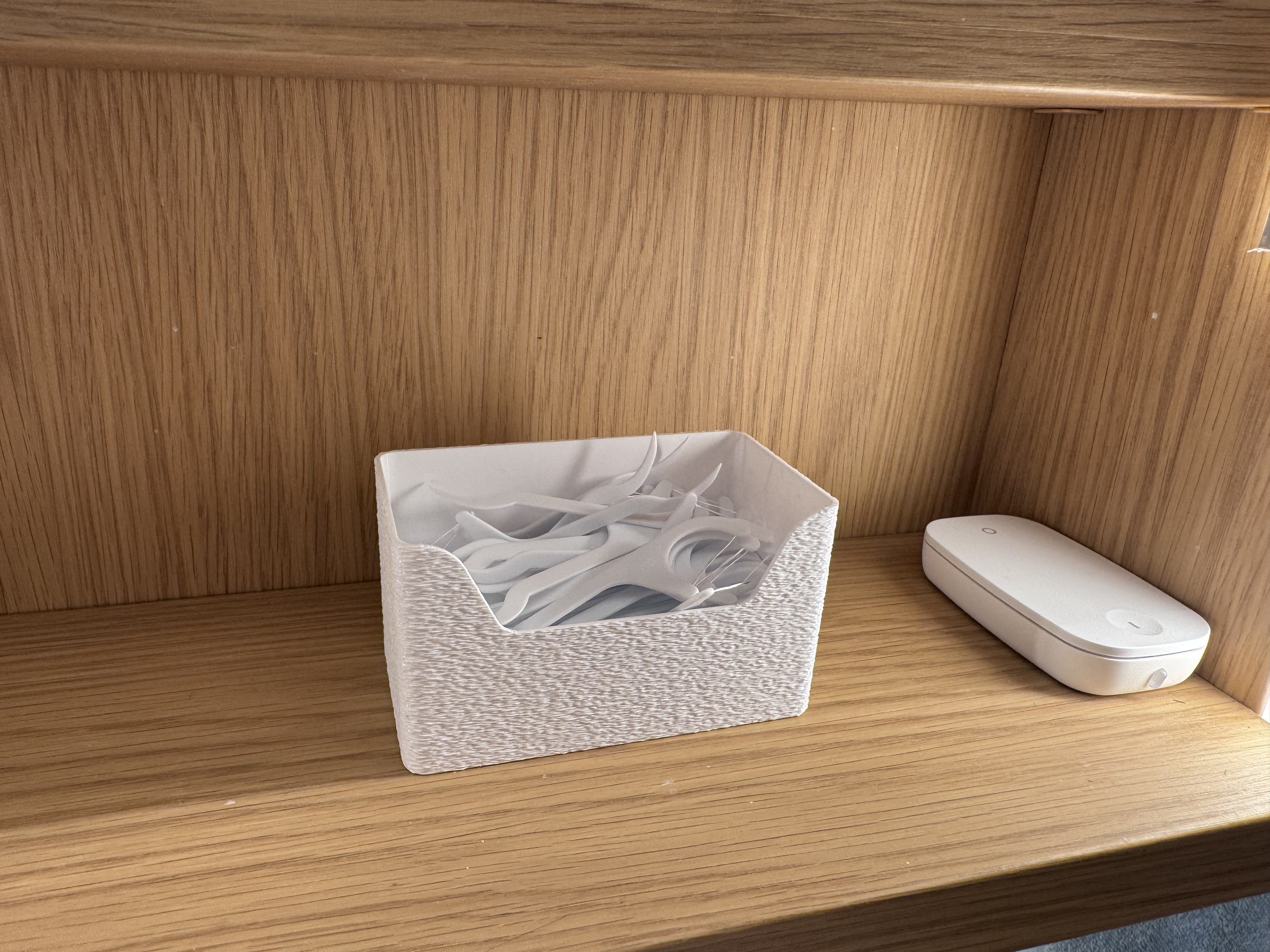 Box for dental floss sticks