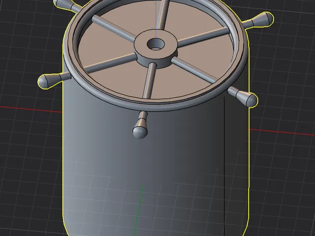 Ship Wheel Knob - Hercules Design Contest