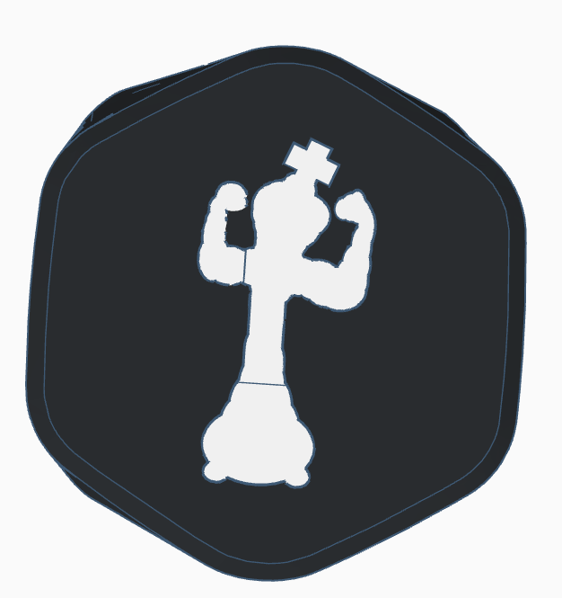 Buff chess king AIO pump cover