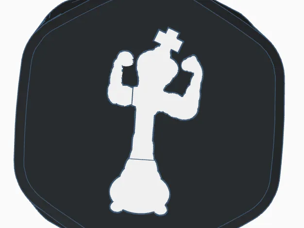 Buff chess king AIO pump cover