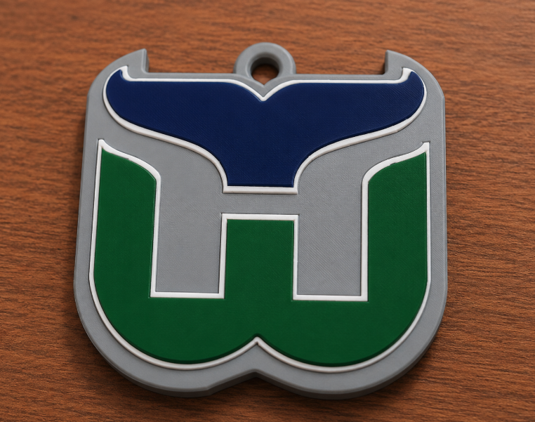 Hartford Whalers Oversized Fan Pendant