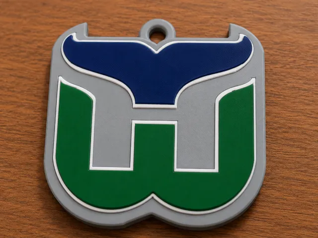 Hartford Whalers Oversized Fan Pendant