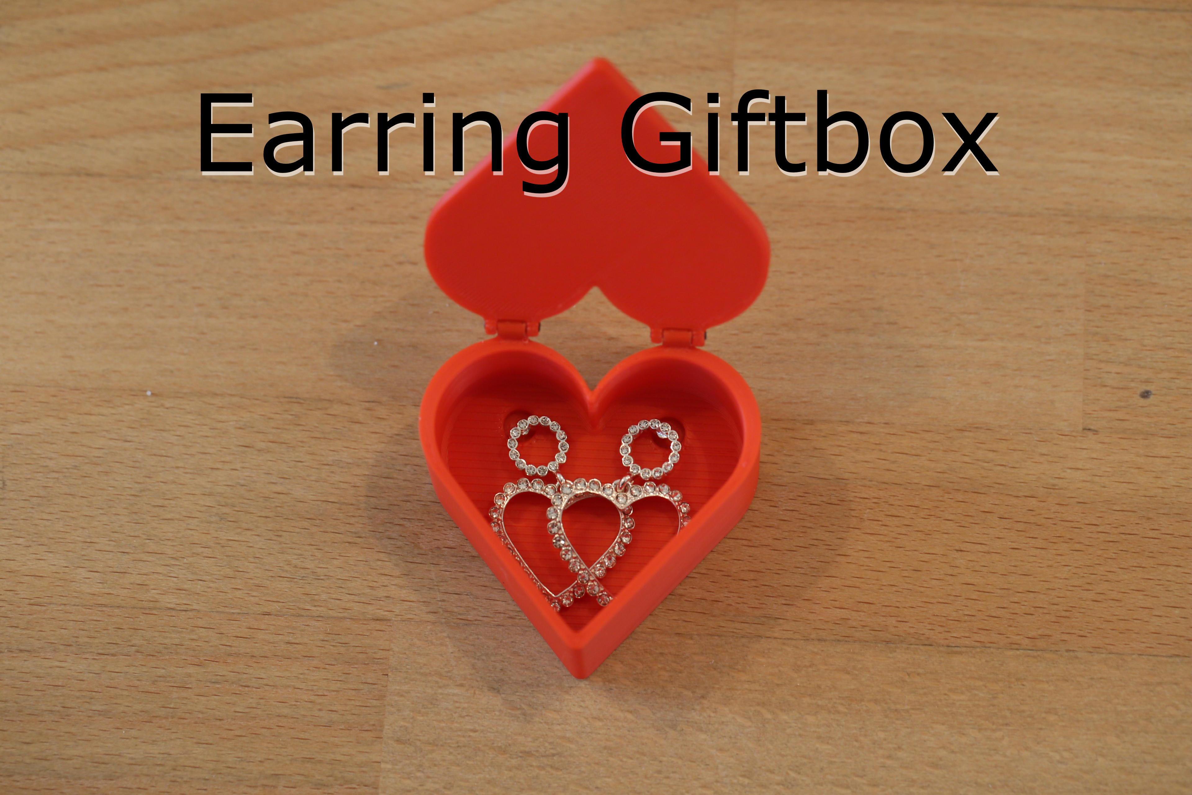 Earring Heart Giftbox