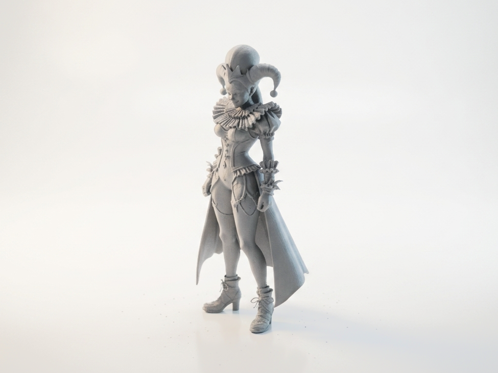 Jester Figurine Fantasy Collectible 3D Printable