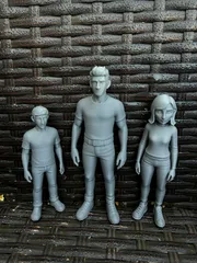 Perfect Family for a diorama or model railroad