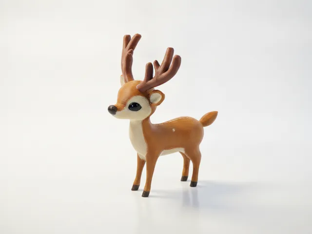 Reindeer Figurine Animal Collectible 3D Printable