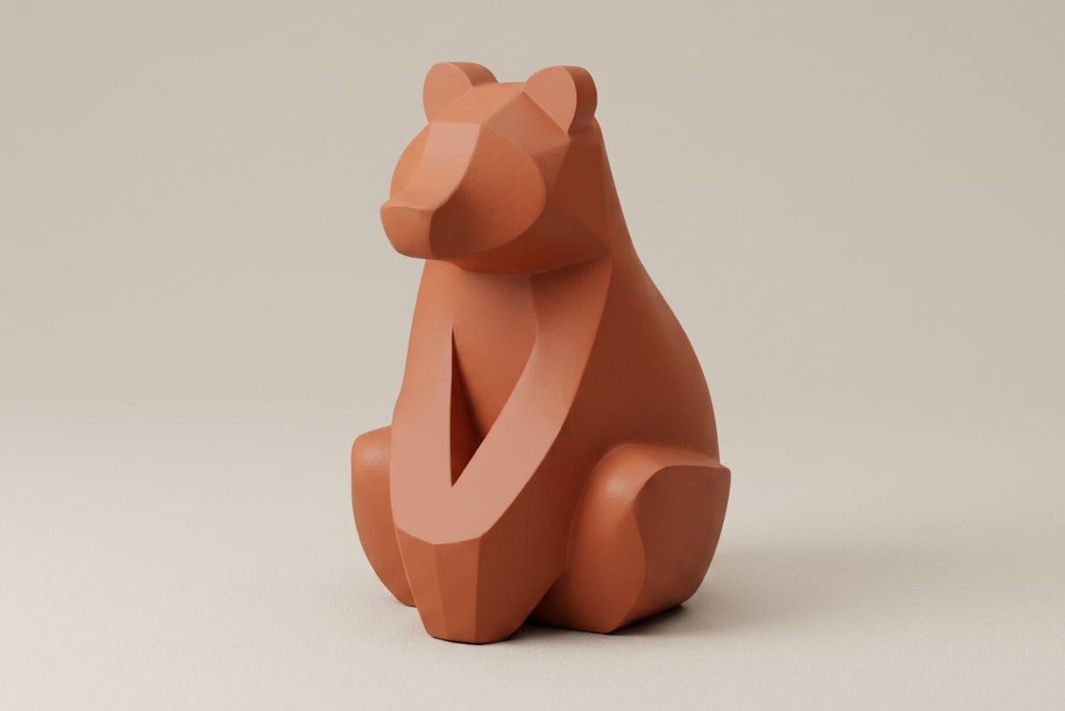 Calm Bear Sculpture