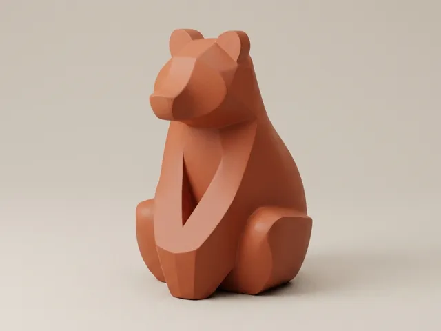 Calm Bear Sculpture