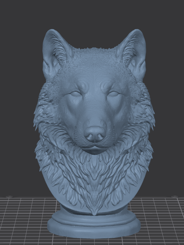 Wolf Bust