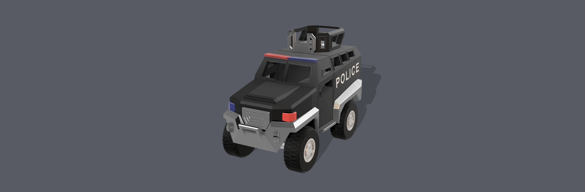 Police SWAT Armored vehicle model