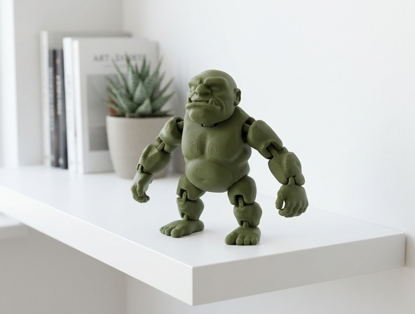 Articulated Grumpy Ogre Flexi Toy