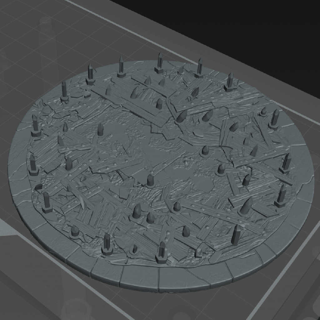 Hazardous Terrain Template - The Eightpints