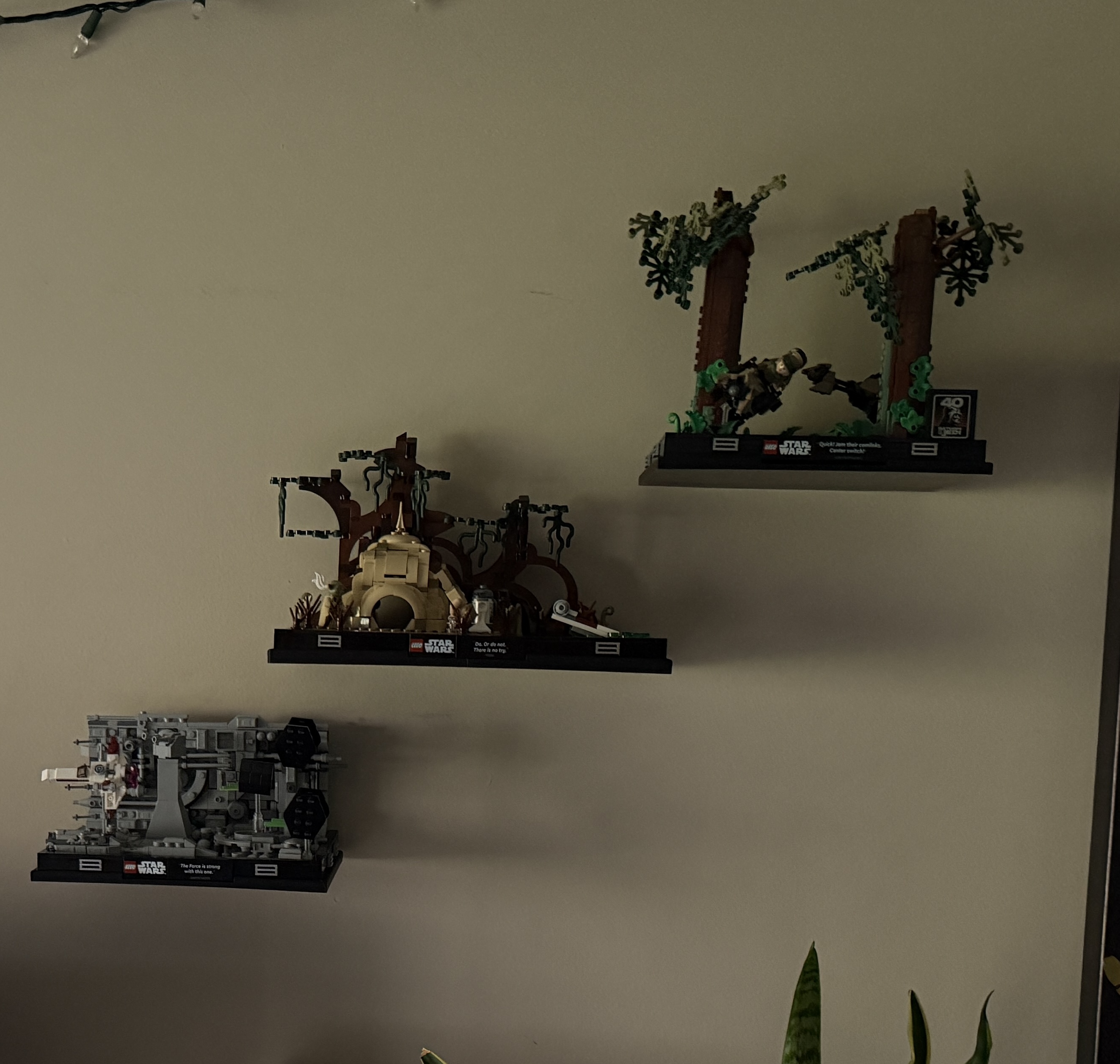 Lego Diorama Wall Shelves