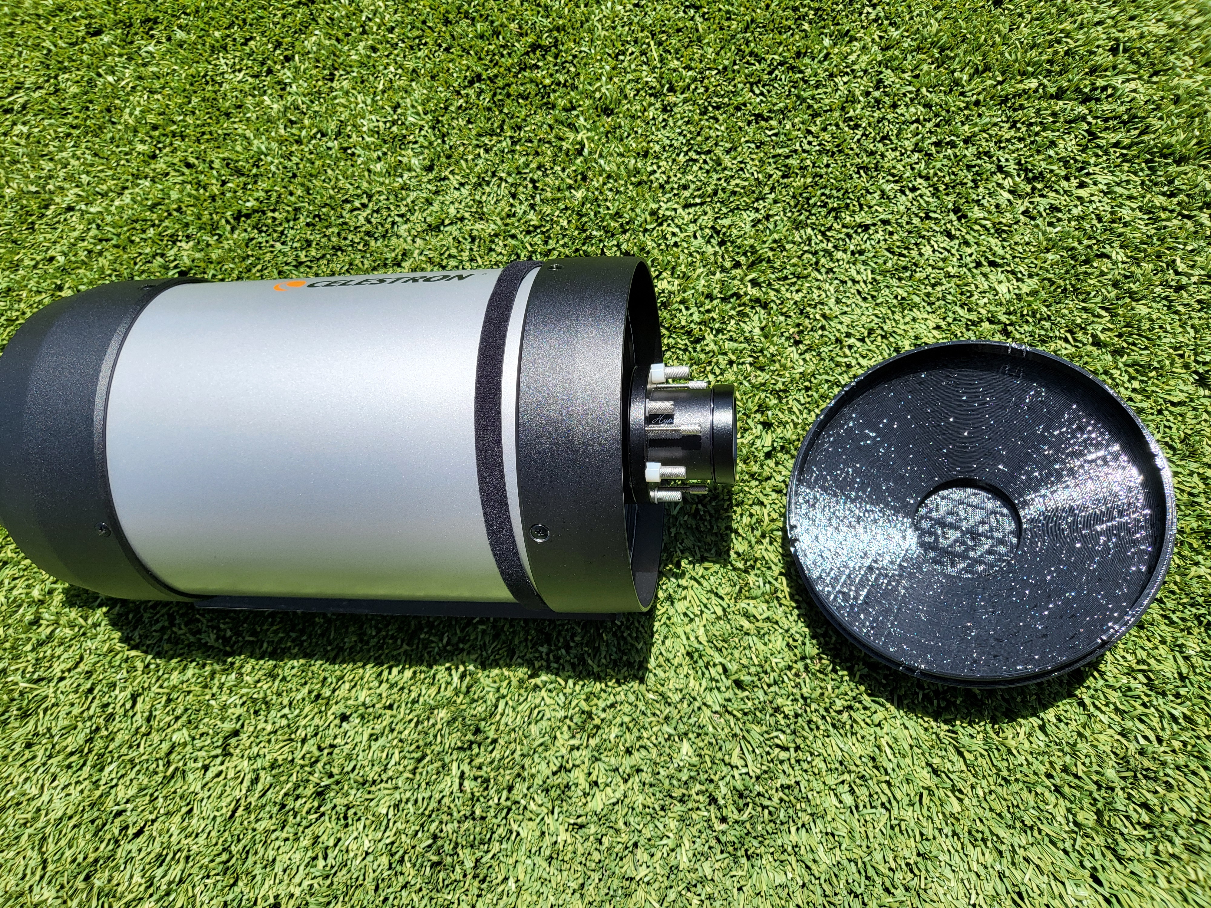 Dust cap for Celestron C6 with Hyperstar