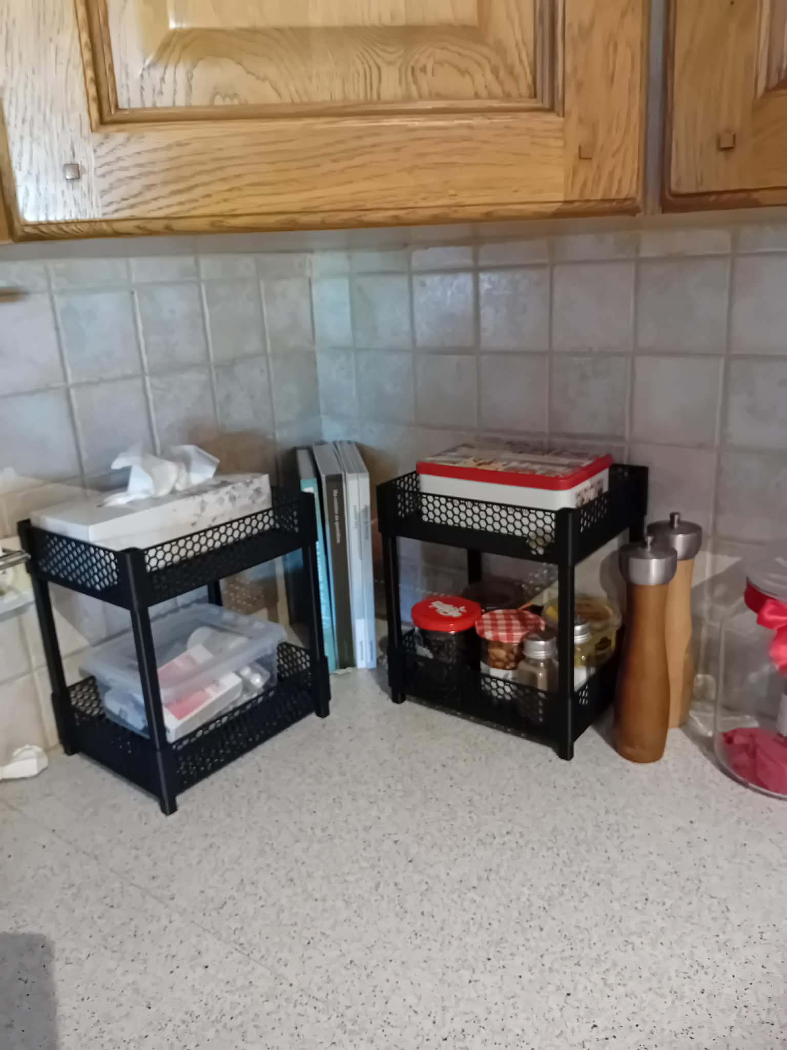Stackable Hex Grid Storage Box