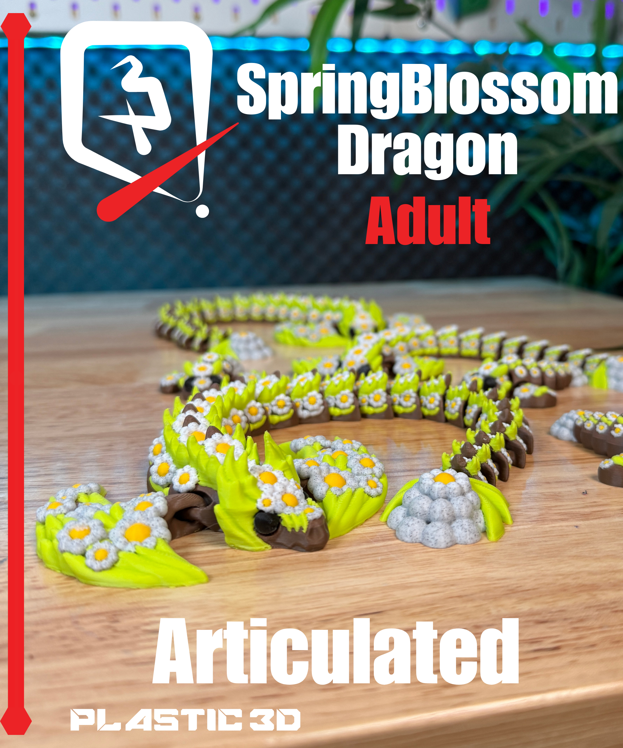 Articulated  SpringBlossom Dragon- Adult