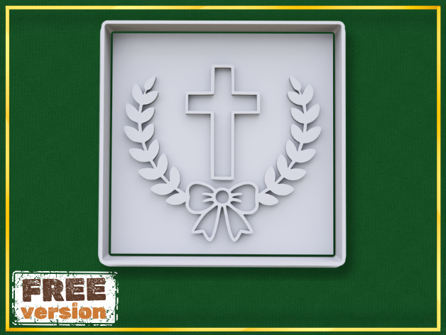 Confirmation Cross Cookie Cutter