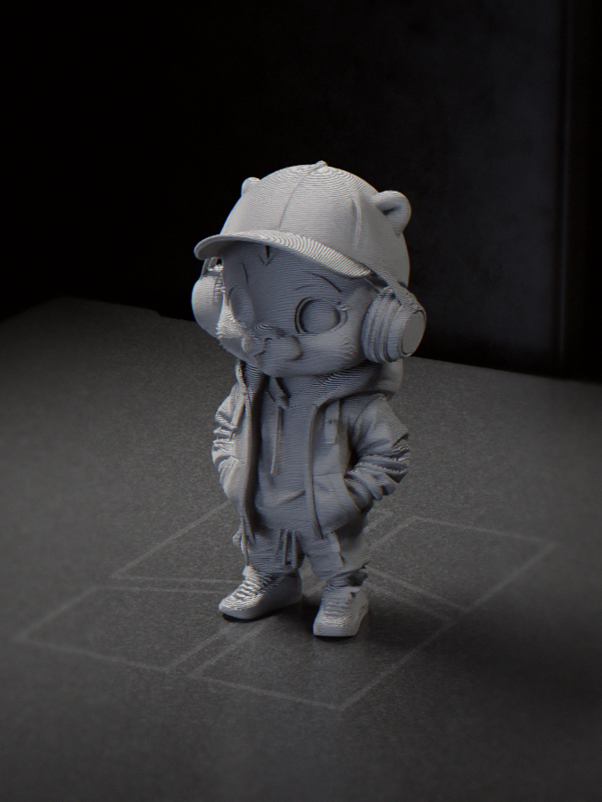 Cool Cub Bear Figurine Animal 3D Printable 3D model by José Pedro