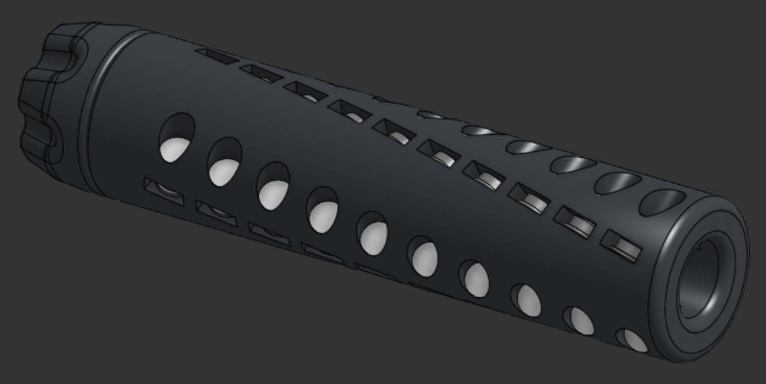 Rapier Supressor BCAR 3D model