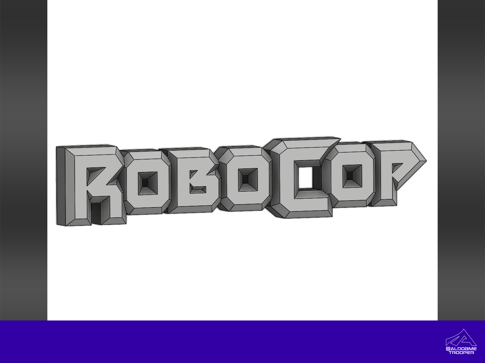 Robocop 3D logo