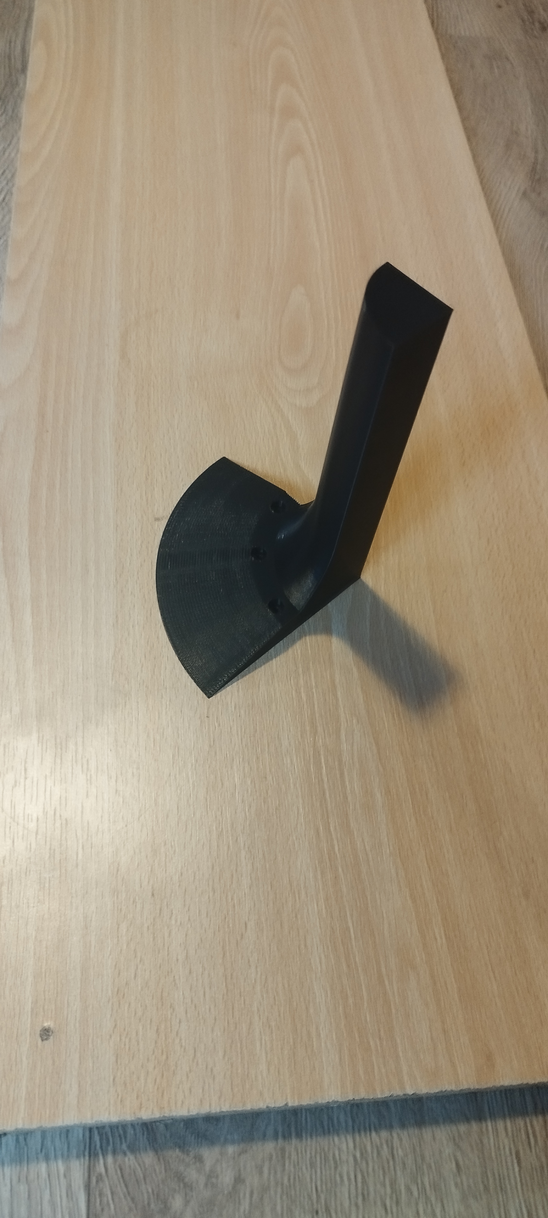 Leg for a desk shelf