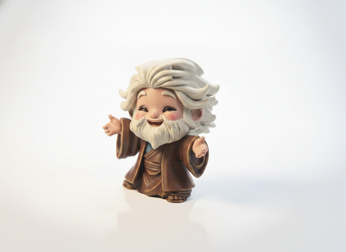 Chibi Jesus Christ Figurine Religious 3D Printable