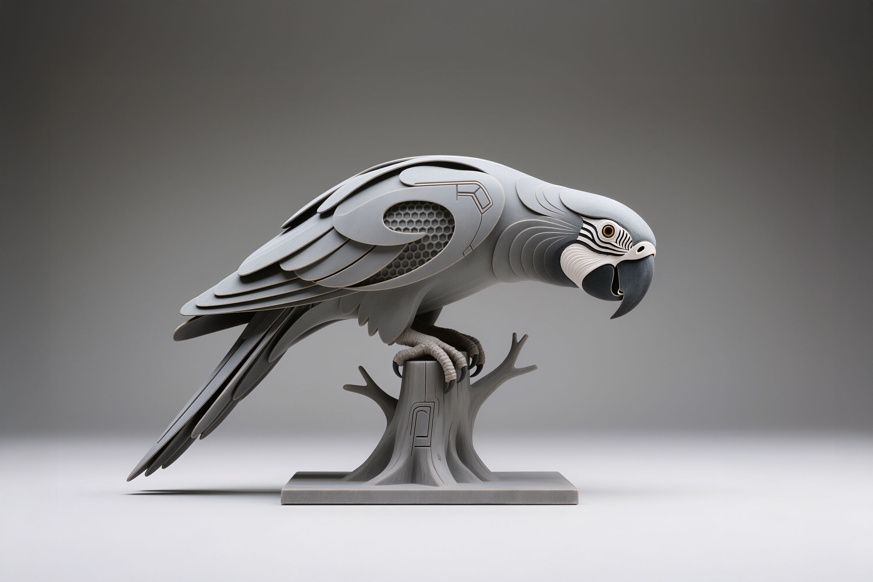 Papagei, Hexa Sculpture