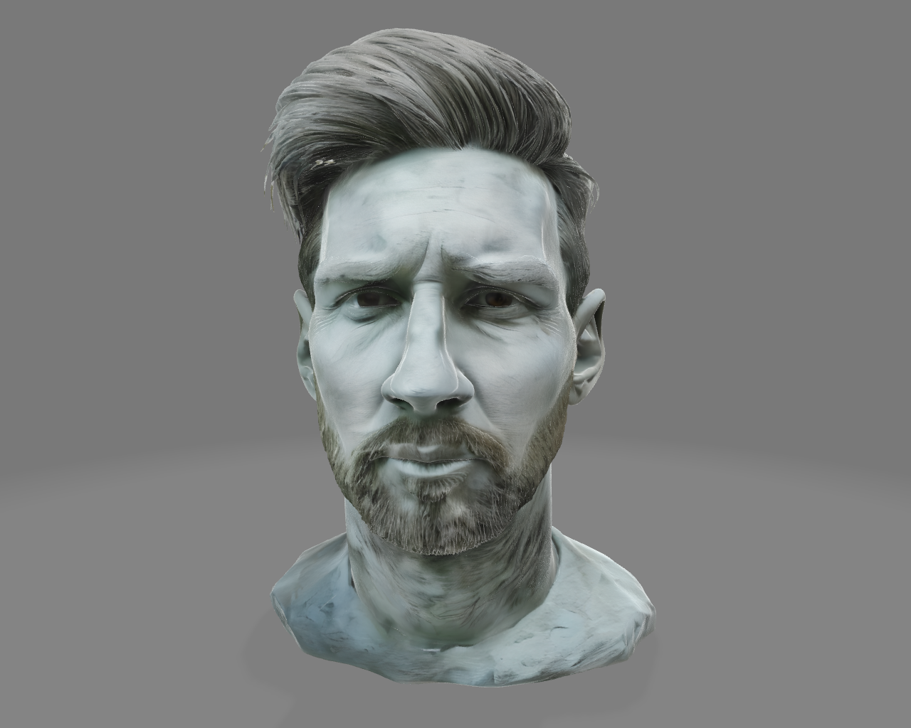 Lionel Messi - Head Statue
