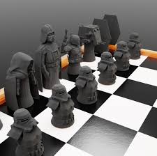 imperial star wars chess set