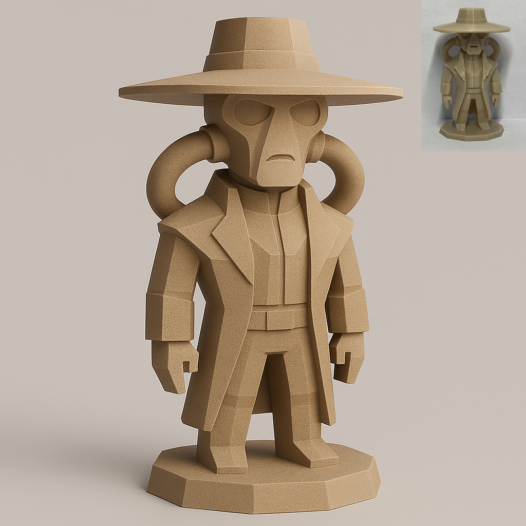 Lowpoly Cad Bane (Star Wars)